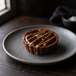 Chokladtartalett med kolasås